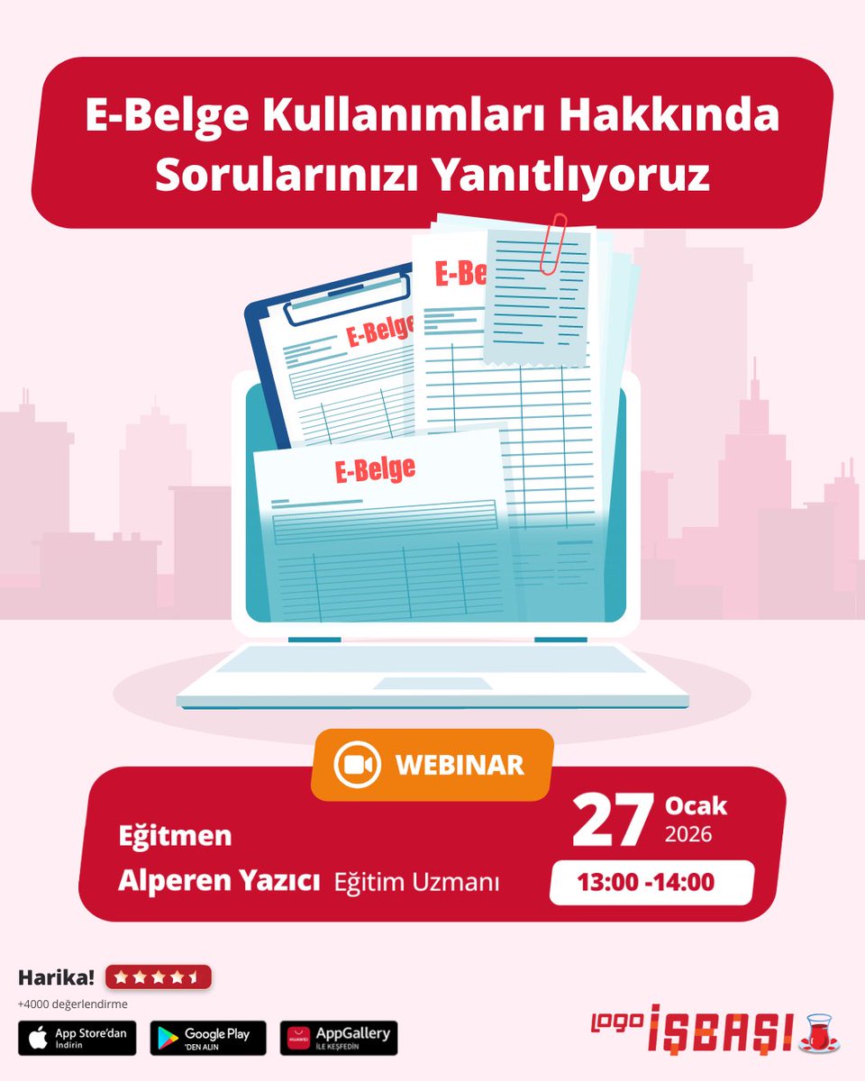 🧑🏻‍💻e-Devlet hizmetlerinin kullanımı ile ilgili en çok gelen soruları ve dikkat edilmesi gereken noktaları eğitim uzmanımız Alperen Yazıcı sizler için anlatıyor. E-Belge süreçleriniz ve İşbaşı Portali ile ilgili her türlü sorunuzu danışabileceğiniz online eğitimimize katılımınızı