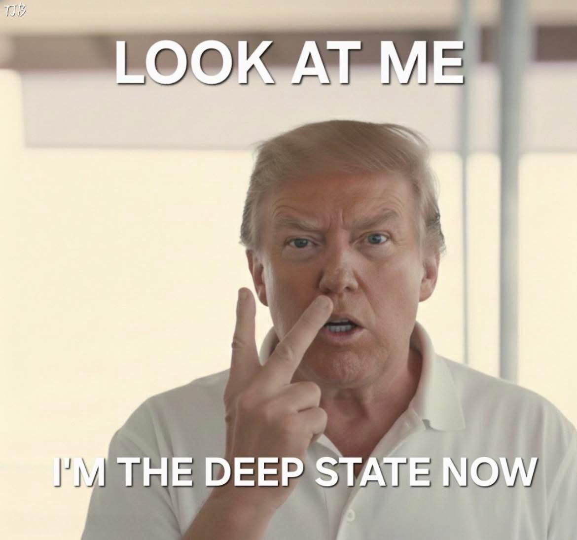 Trump IS THE DEEP STATE!