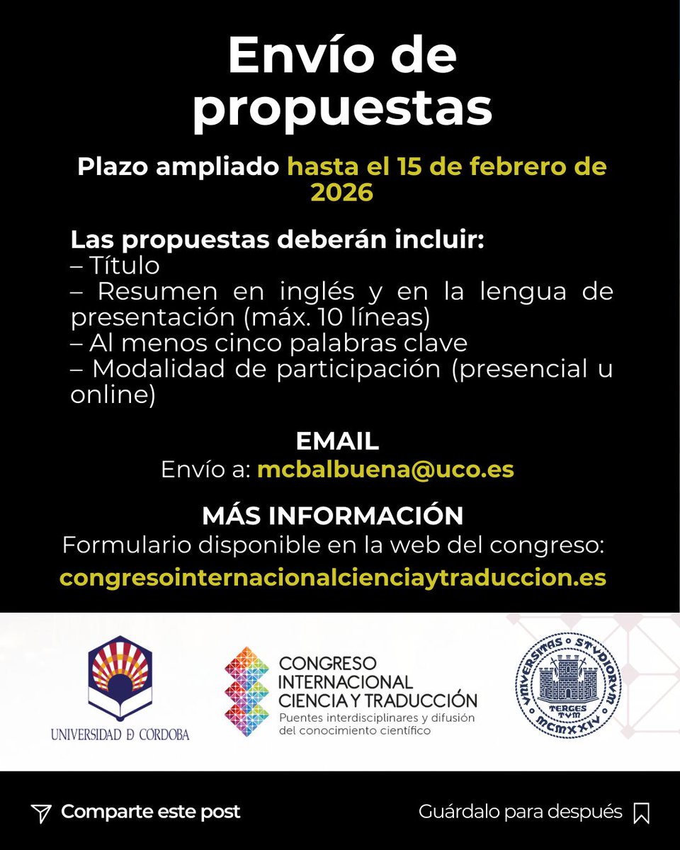 Texto, Ciencia y Traducción | HUM-947 tweet media