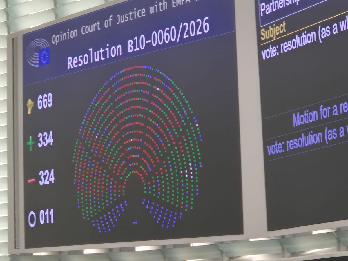 Abbiamo appena votato in Parlamento europeo il ricorso alla Corte di Giustizia contro il Mercosur.
È una nostra vittoria e una vittoria degli agricoltori.
Una sconfitta politica per von der Leyen e Meloni.
Oggi l’Europa ha scelto di proteggere i suoi interessi.