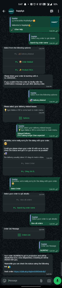 keruthika's tweet photo. @supply6official I placed an pre paid order on Jan 12, 2026, while today it has been 21 jan with 10 days and no dispatch details if i am asking for update your WhatsApp support says it is in production plus no revert from email team either @jagograhakjago my 4000 is went waste? https://t.co/rbGaAxId6p