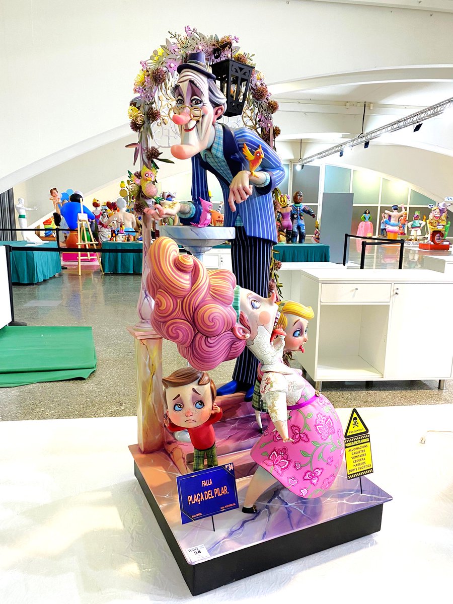 Rumbo a #Exponinot2026 (VII):
🕊️2023. "We will survive".
🏆 Premio Raga.
#ninot34 #FalladelPilar #PacoTorres