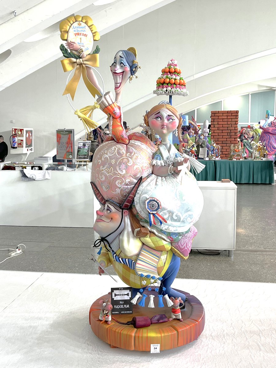FalladelPilar's tweet photo. Rumbo a #Exponinot2026 (VI):
♟️2022. "Jaque"
#ninot34 #FalladelPilar #PacoTorres https://t.co/iEVHesANrN