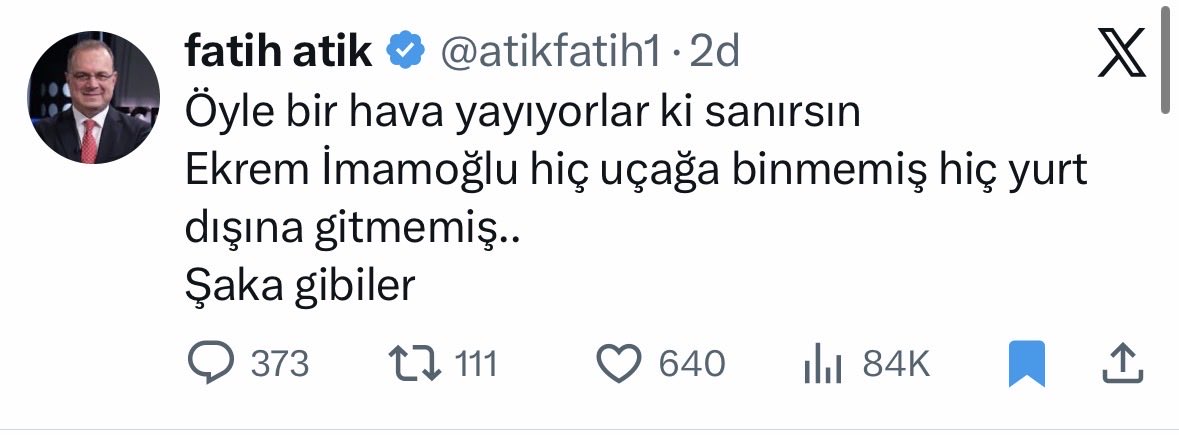 gokhanyucel's tweet image. “Ekrem İmamoğlu’nun fuhuş jeti var!” ile başlayan yolculuklarının “Ama yani o da uçağa binmiyor mu, biniyor” ile bitmesi 🤷🏻‍♂️