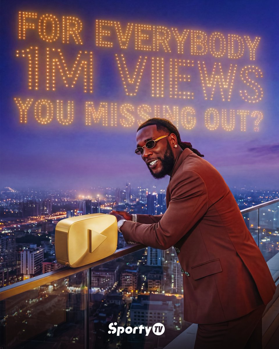 SportyTV's tweet image. For Everybody has already passed 1 MILLION views on YouTube! 🚀🔥

Haven’t listened yet? What are you waiting for? 🎶

Watch For Everybody’s full video NOW on YouTube 🎥

🔗 youtu.be/jUkcAa_IBU0?si…

#SportyForEverybody