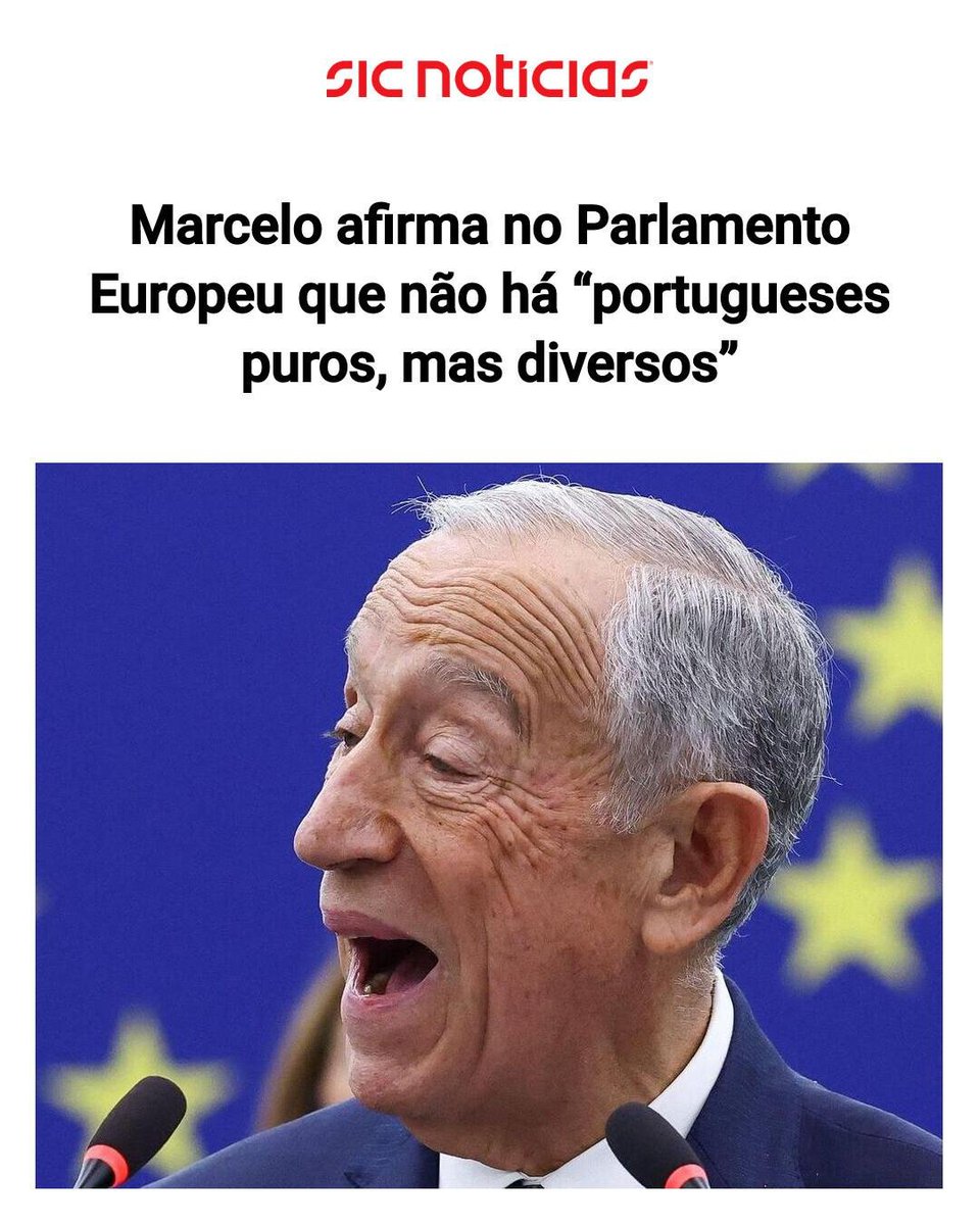 Como sempre o kalergista-mor, Marcelo Hebreu de Sousa, a ultrajar Portugal e os portugueses.