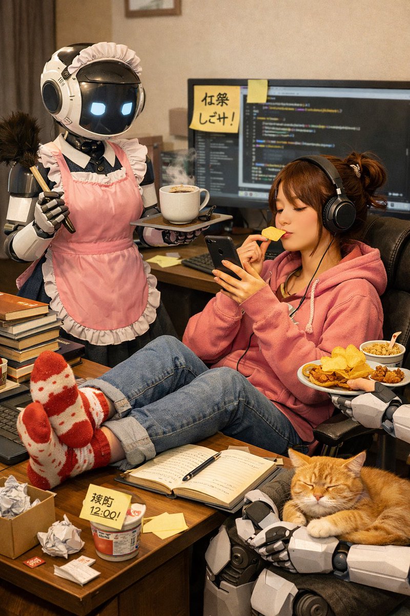 dx_spring's tweet image. ChatGPTに「これまで私があなたをどう扱ってきたのかを画像にしてください。」と聞くやつ試してみたらまぁまぁひどい結果になった。