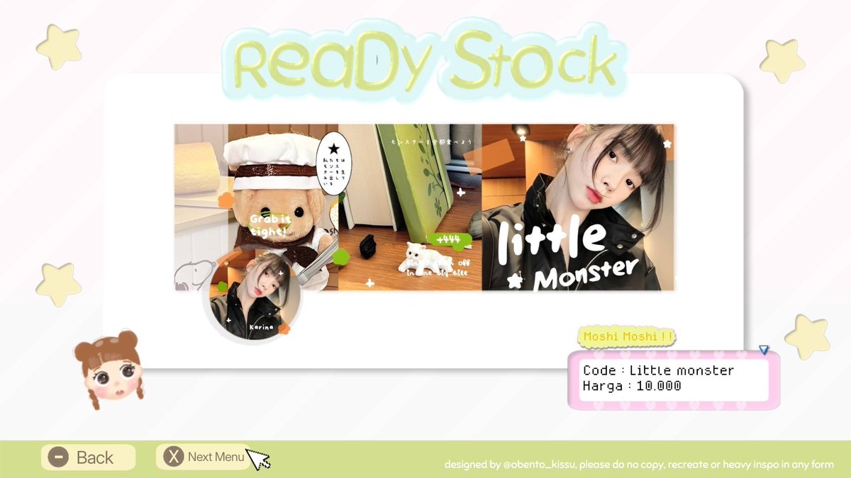 igaqri's tweet image. help retweet, terimakaci !! 

.☆ hai aku ada layout ready stock karina &amp;amp; yuha all 10k sudah free retext yaa, bisa untuk bagikan free (GA) atau sponsor yap. #zonauang zonauang layout