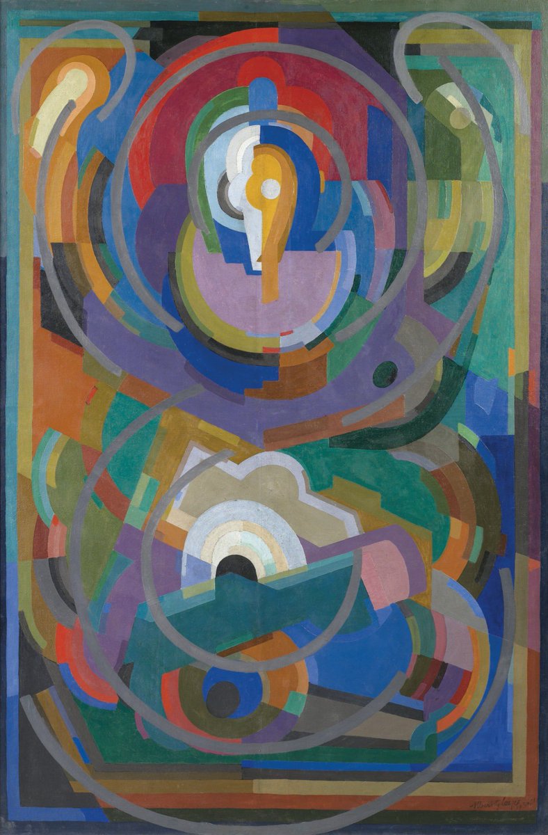 leftrightpub's tweet image. Albert Gleizes
Composition, circa 1932-1935