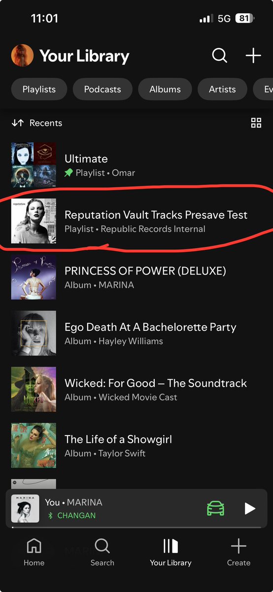 Am I the only one wbo suddenly have this in my library????!!!! Reputation Vault Tracks are coming !!!!