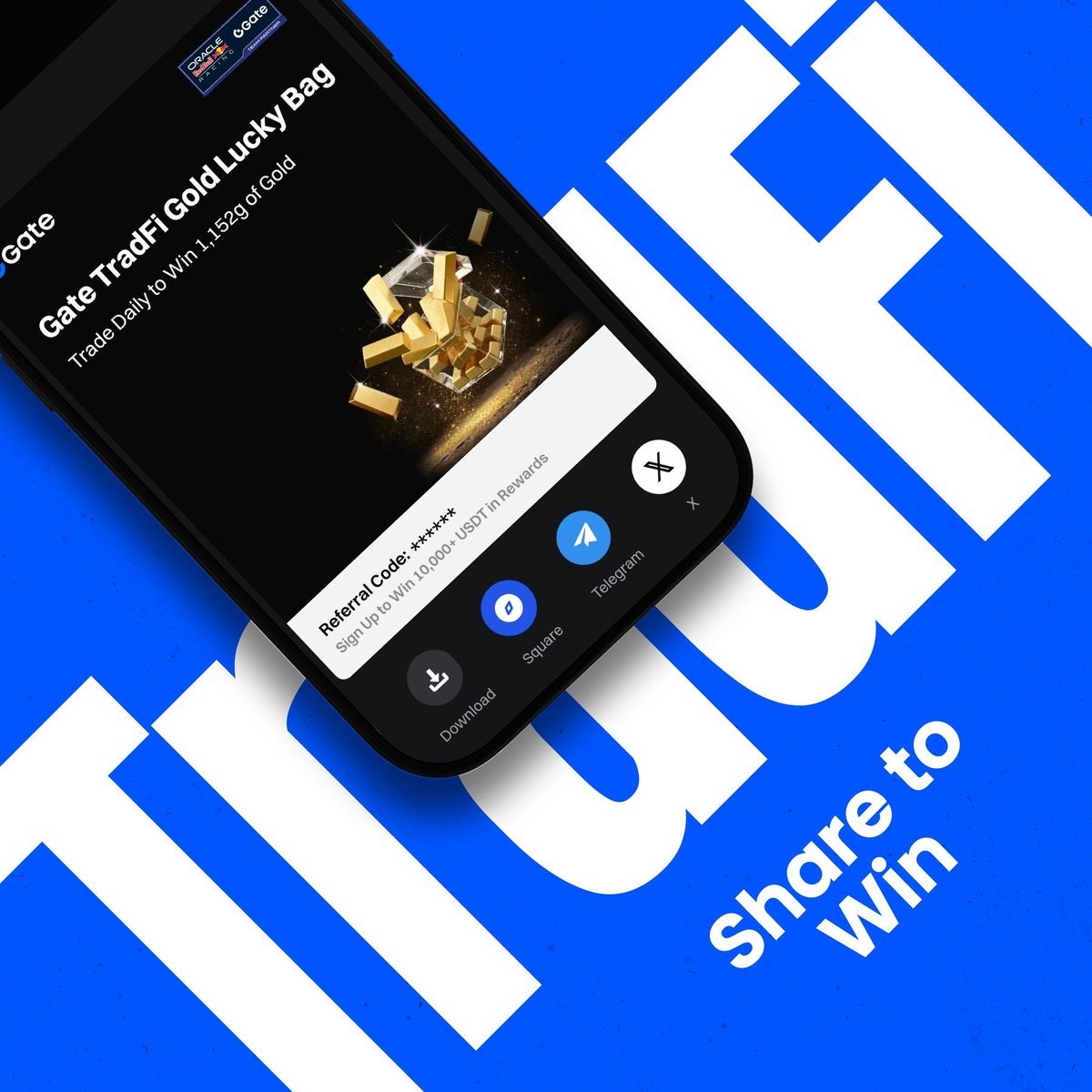 Free gold isn’t the only reward.
Extra $300 rewards when you join Gate TradFi Gold Lucky Bag and complete a few simple tasks.

🔹 Follow <a href="/Gate/">Gate</a>
🔹 Like + RT this post
🔹 Tag 3 friends
🔹 Trade 100+ $USDT on Gate TradFi
🔹 Share your trade screenshot in comments with #GateTradFi