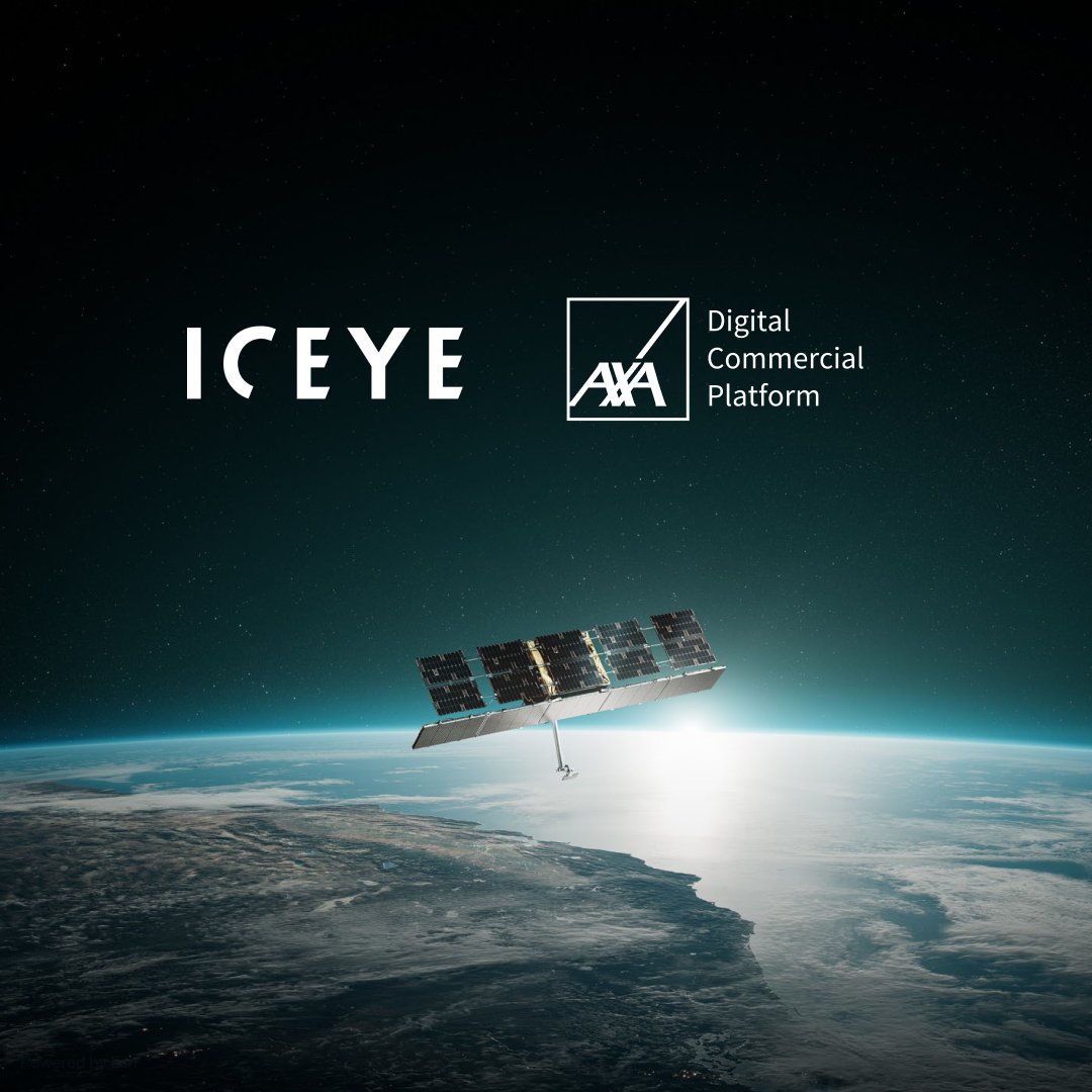 ICEYE and <a href="/AXA/">AXA</a> DCP have signed a landmark deal. AXA will use ICEYE’s ultra-high-res, real-time #SAR data to track floods, wildfires &amp; hurricanes, enabling day/night, all-weather insights for smarter risk prediction &amp; response.

Read more at hubs.li/Q03_Fvdd0