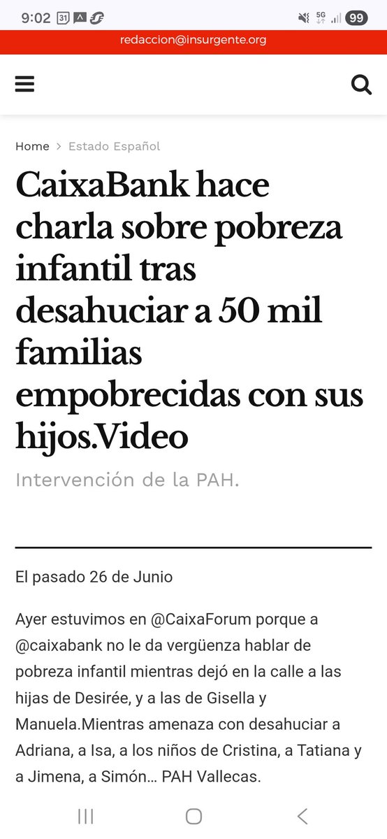 Aquests de <a href="/caixabank/">CaixaBank</a> <a href="/caixabank_cat/">CaixaBank</a> que han desnonat moltes famílies amb nens vulnerables a Catalunya i arreu de l'Estat, volen que oblidem que van ser i són ells els culpables de que moltes famílies amb infants s'hagin quedat al carrer.