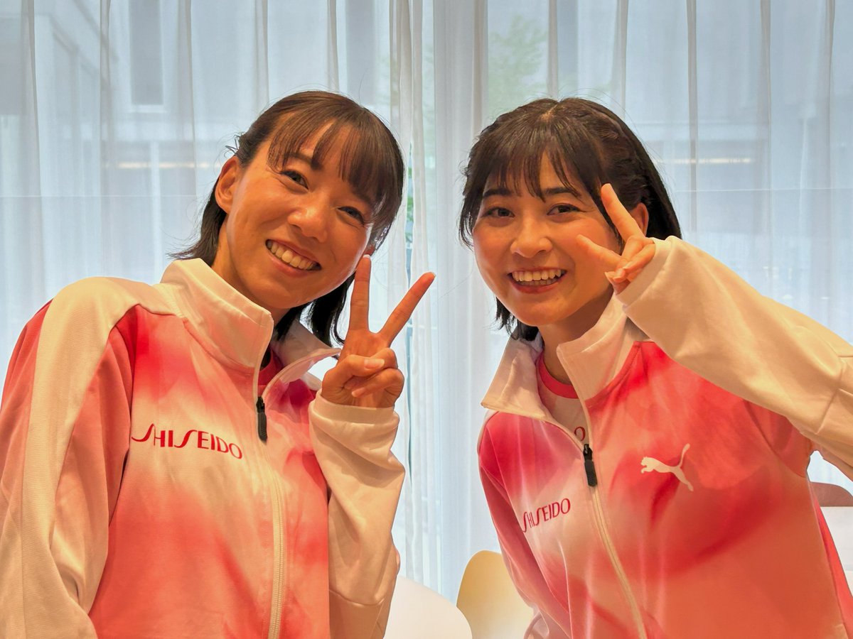 1 月 ✌ ✌ 日
笑顔あふれる1日になりますように☺️❤️

📸写真左から
#井手彩乃 選手(長崎県出身)
#風間歩佳 選手(千葉県出身)
#資生堂 #Shiseido #強く速く美しく