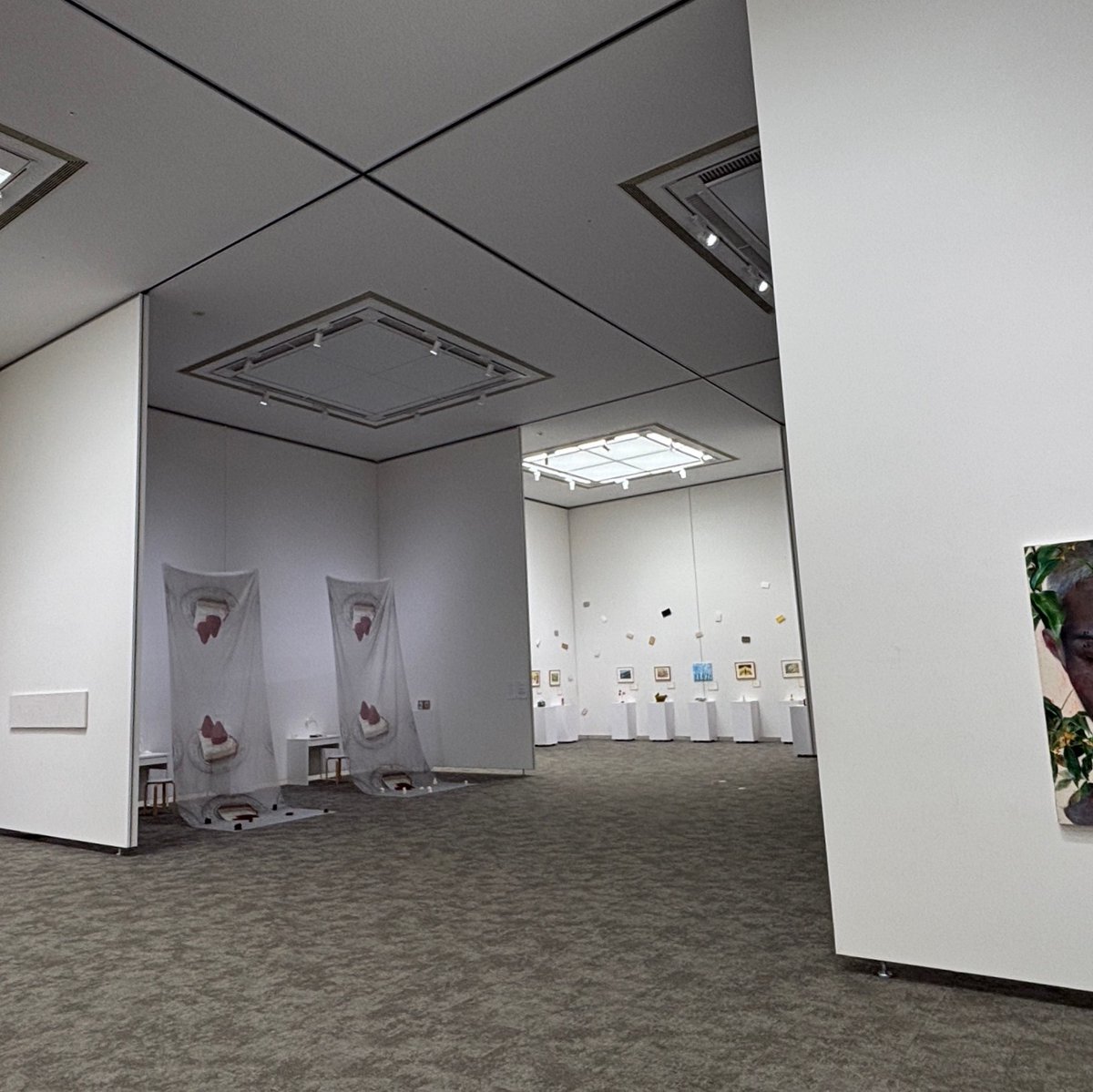 kfca1984's tweet photo. ＼＼ただいま開催中／／
柴田惠子芸術振興基金
高知若手美術作家育成事業－合同企画展－

10組の作家が壁3面で構成するコの字型の展示スペース（間口7ｍ×奥行3.5ｍ×天井高6ｍ）を使って自由に表現する、1つの会場に個展を10個集めたかのような展覧会です！
作品を展示している空間か、空間自体が作品か…様々な見方でお楽しみください。

https://t.co/0jOEWg6Pfs

■日時
　2026年1月20日(火)～25日(日) 10時～18時（最終日は16時30分まで）
■会場
　かるぽーと7階 BILBOギャラリー 　第1・第2展示室
■入場料
　無料
■出品作家
　石見陽奈・太田糸・大場真美・花織・刈谷舞花・とおちかあきこ・Toposgraphia・中島海斗・平野史恵・松田栞和
■最終審査
　最終日の25日(日)に、作家と審査員との対話により実施します。　　
　16時頃に大賞を発表し、受賞者には賞金50万円を授与します。

■主催
　公益財団法人高知市文化振興事業団・高知市
■お問い合わせ
　公益財団法人高知市文化振興事業団
　TEL:088-883-5071