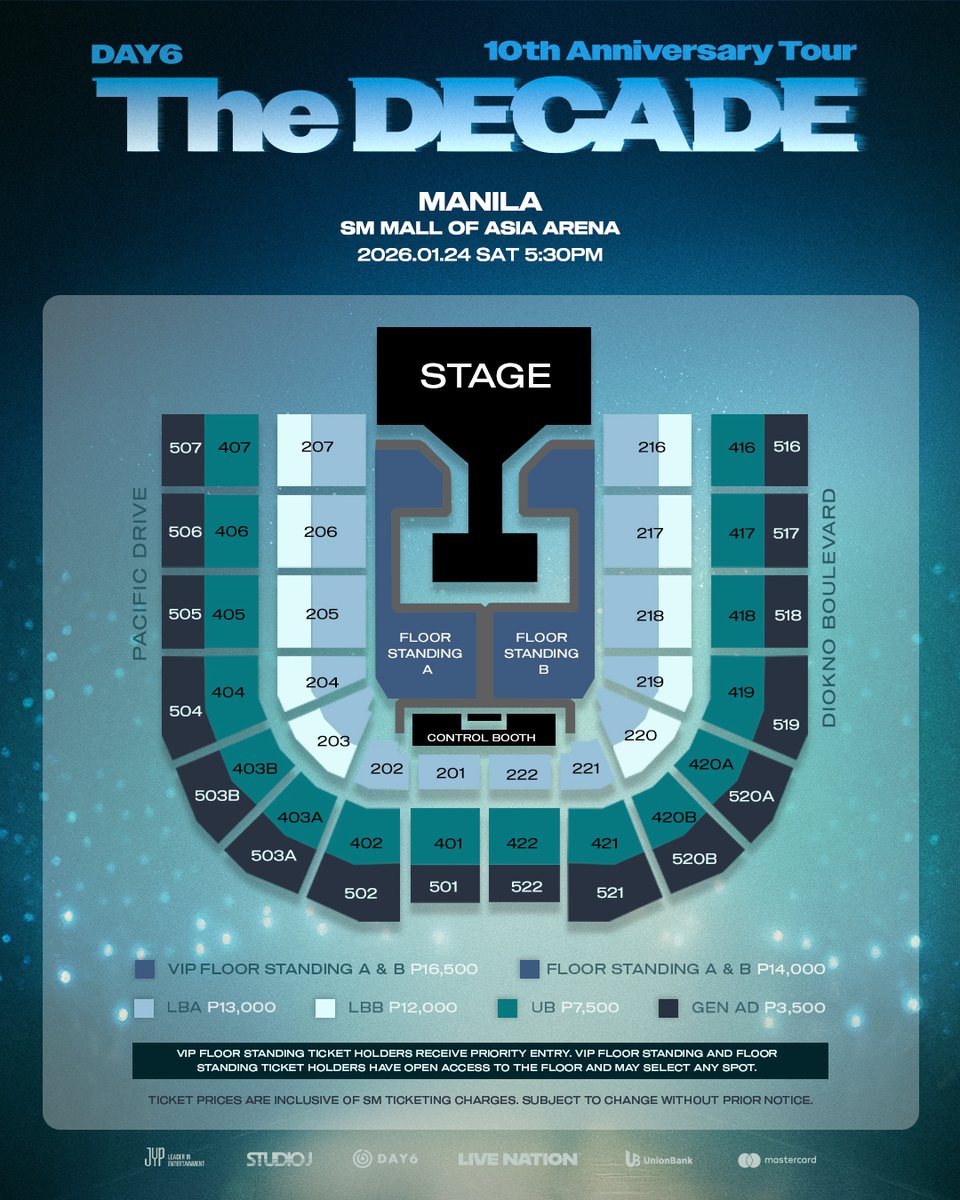 livenationph's tweet photo. 🚨 NEW FLOOR SECTION! 🚨

We’re opening Floor Standing A & B section for concert access only! 🎶

✨ Want VIP perks? VIP Floor Standing A & B tickets are still available.

Grab your tickets now at https://t.co/Q01XeRKqCJ and SM Tickets outlets before they run out!

More info at https://t.co/TFXFfjwHBP.