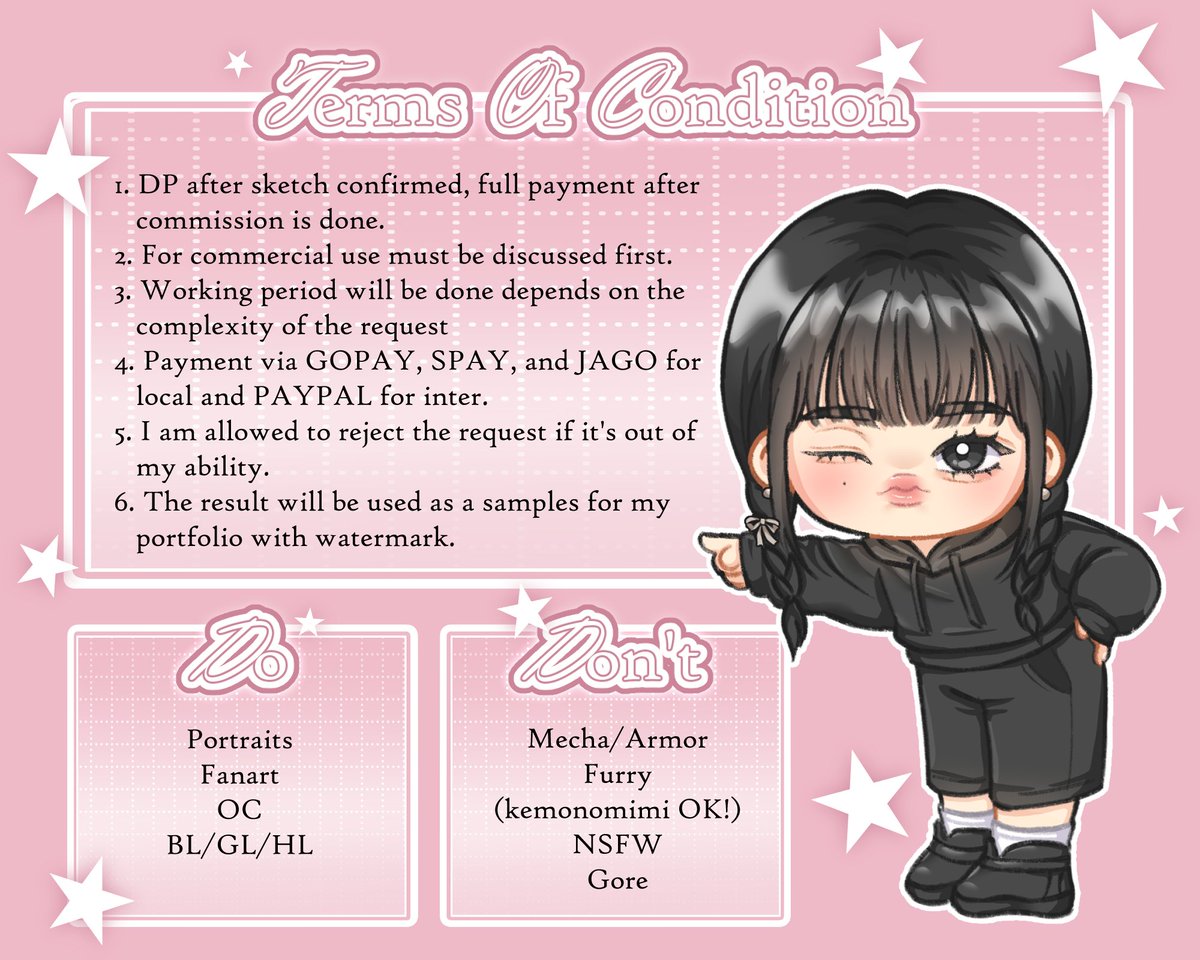 karya_yuya's tweet image. (❤️&amp;amp;🔁 highly appreciated!)

YUYA's URGENT COMMISSION OPEN!
I'm opening an urgent chibi commission for my college tuition, there are 5 slots available. If you're interested or hv something to ask pls DM here or on IG @.karya.yuya thank you!💗

#commissionopen #zonauang #zonajajan