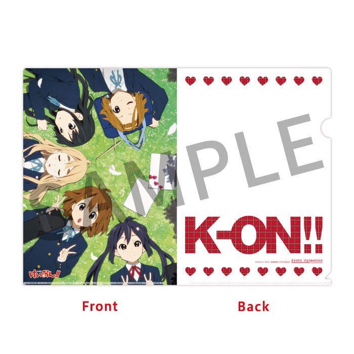 けいおん！シリーズ】 「クリアファイル（2種）」若干数再入荷しました