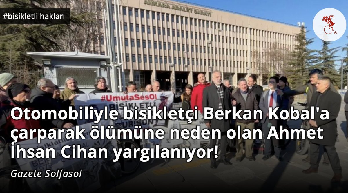 ELİNDEN EHLİYETİ DAHİ ALINMADI!
Otomobiliyle bisikletçi Berkan Kobal'a çarparak ölümüne neden olan Ahmet İhsan Cihan yargılanıyor!
✍️HABER --> solfasol.tv/otomobiliyle-b…

🎥HABER VİDEOSU --> youtu.be/lLuIfuNjCLk?si…

📌Ankara'da, 27 Ağustos 2025'te Ahmet İhsan Cihan'ın aracıyla