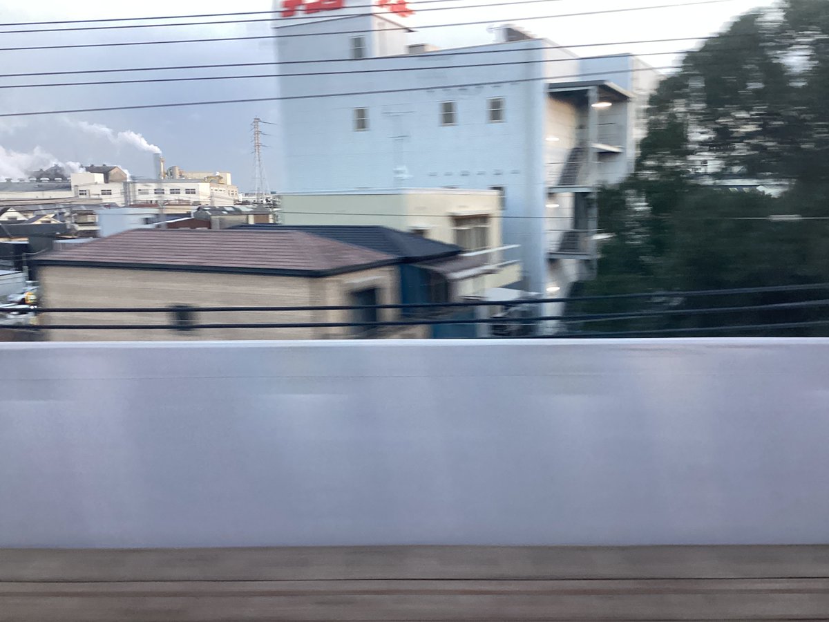 こんな時間に通ったの初めてw