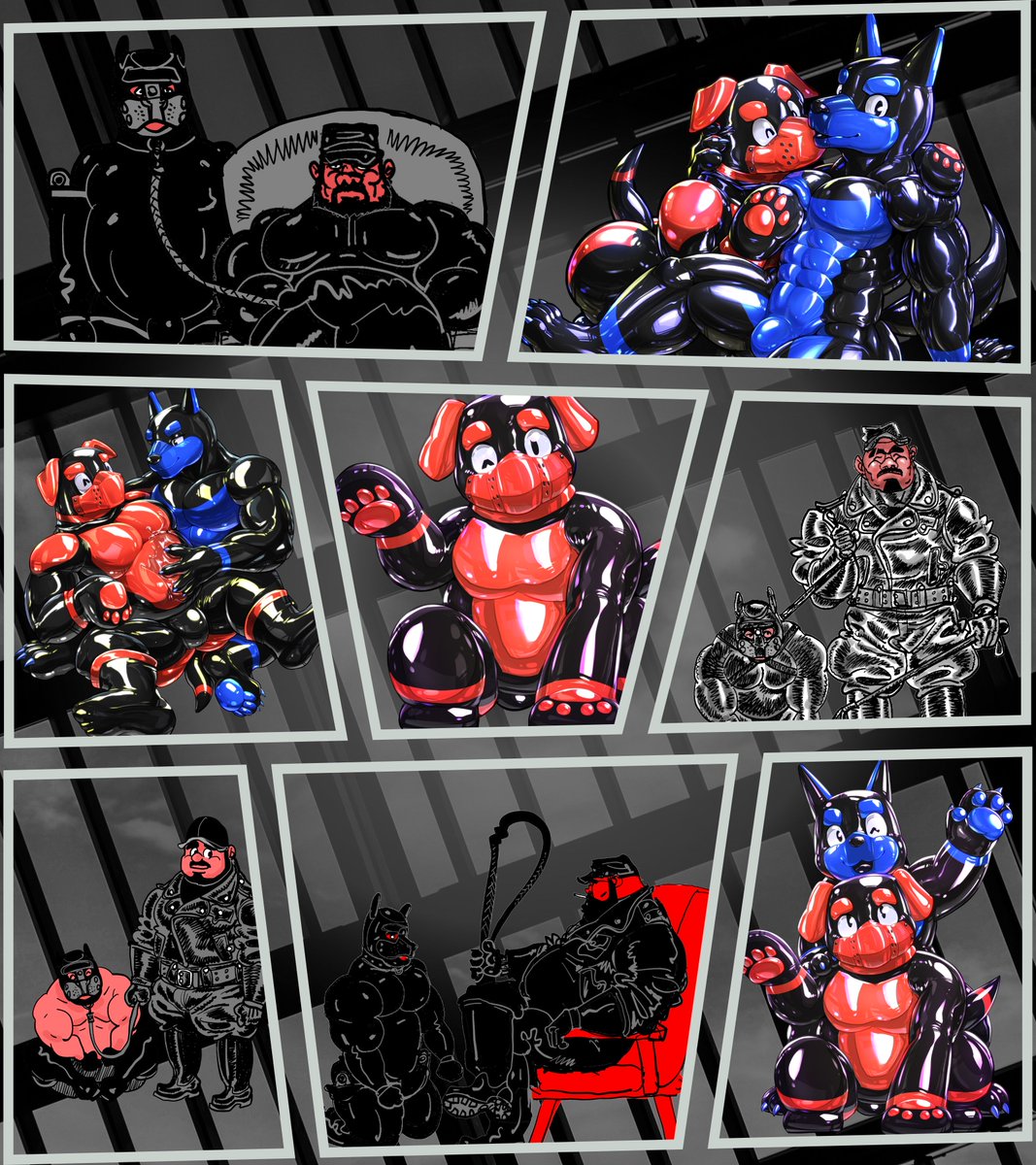 【PUPPY MUZZLE】
今回、ドリンクチケットの絵柄は全8種類！
その内、2枚がランダムで入場時に配布されます🎟️🎟️

どのチケットでも1枚につき1000円以下のドリンクと交換することが可能です。
持ち帰りたいという方には、使用済みチケットにパンチで穴を空けてお返しすることもできます😉