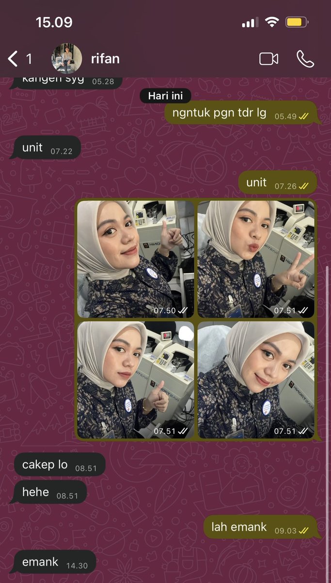 ptrbbb's tweet image. chat wa sehari-hari