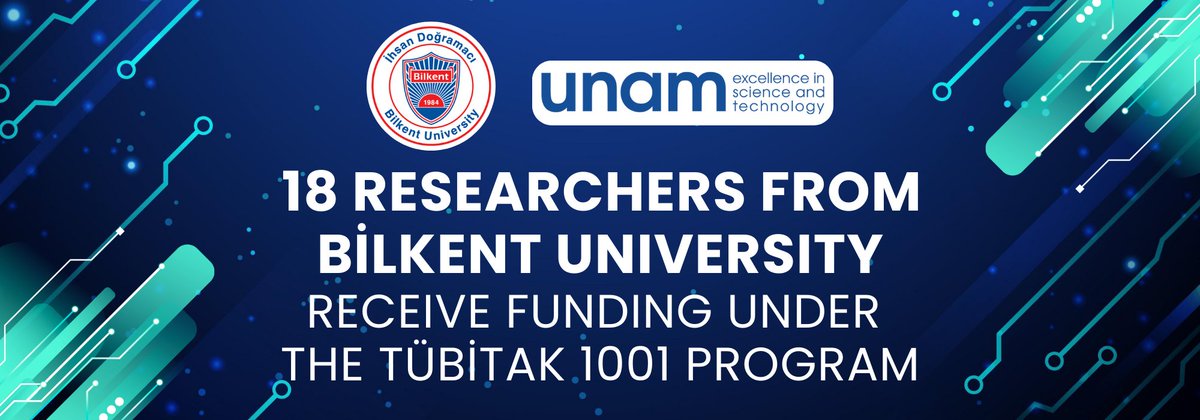 🔬🎉18 Researchers from Bilkent Receive Funding under the TÜBİTAK 1001 Program
👉 For more information : web2.bilkent.edu.tr/ttowebeng/2026…