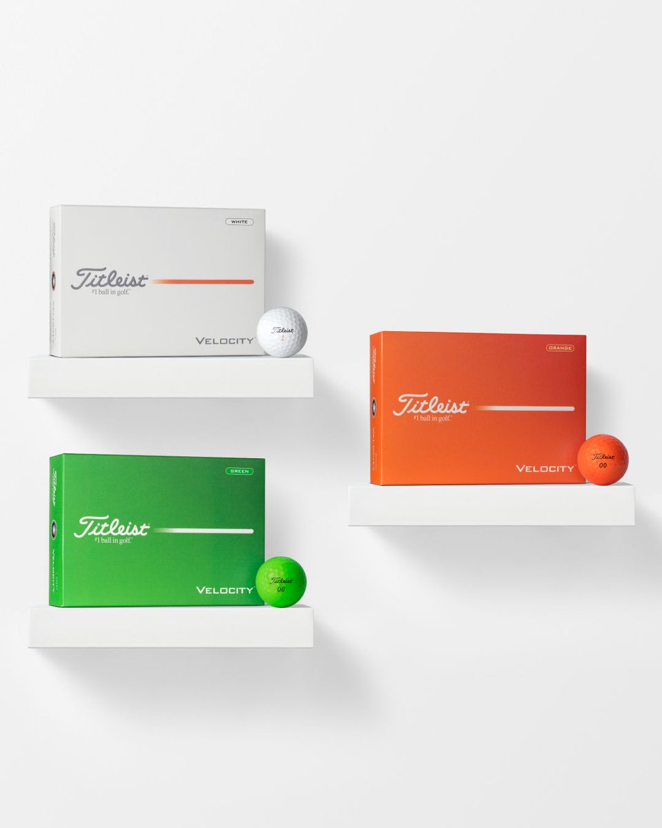 The 2026 range of golf balls from Titleist, featuring an all new Pro V1x Left Dash, AVX, Tour Soft, Velocity and TruFeel. Available to order at HOTGOLF 🔥