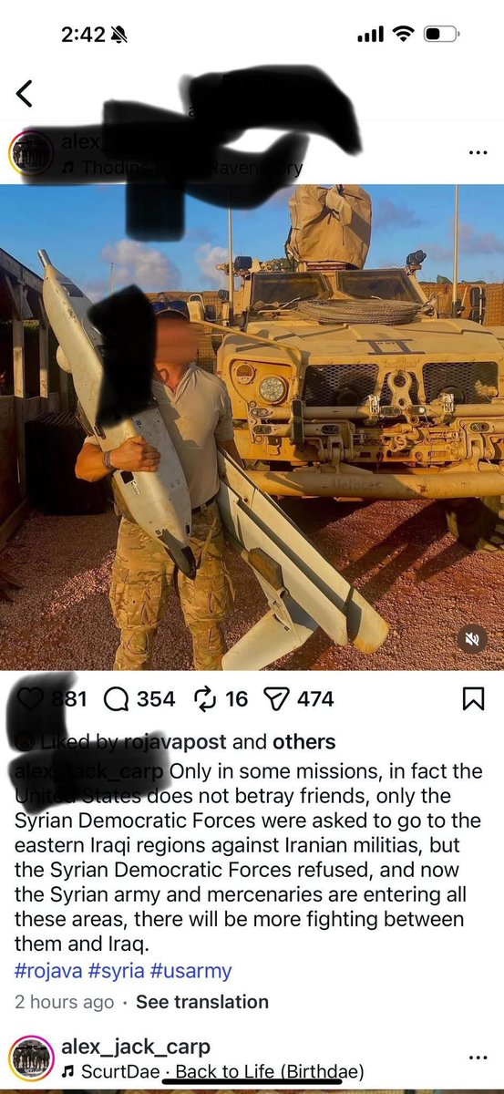 aldersimi's tweet photo. American soldiers stationed in Syria also share the news about Kurds being offered to attack Iraqi Shia militias on the pretext of Israel’s war against Iran. Kurds refused and the Americans pulled back their support. 

Jolani, Syria and the Sunni Arab population are directly zionist forces, they will be Israel’s force on the ground killing other Muslims. First Libanon then Iraq, sultan Erdogan is in close coordination with Israel and they will use Jolanis army to get rid of Israel’s rivals in the region. 

They will ultimately end up killing Jolani and replacing him with somebody less cunning.