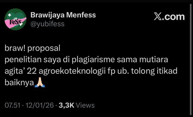 leejeno582209's tweet image. Hallo, 
Aku Mutiara Agita ijin untuk meluruskan permasalahan terkait tuduhan plagiasi skripsi seperti pada menfess dibawah ini.