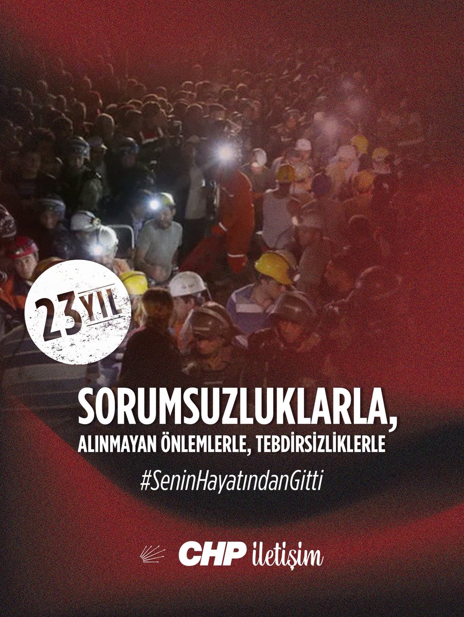 Sorumsuzluklarla, alınmayan önlemlerle, tebdirsizliklerle #SeninHayatındanGitti
