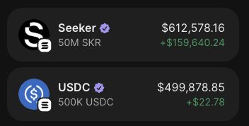 Cryptodiane's tweet image. Bought $550k worth of $SKR, launched by @Solana team.

AMA.