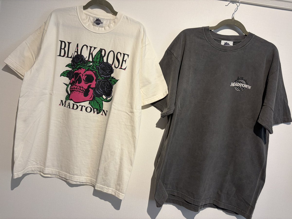 BLACKROSEとMADTOWNのTシャツを頂きました🥺✨ とってもとっても素敵