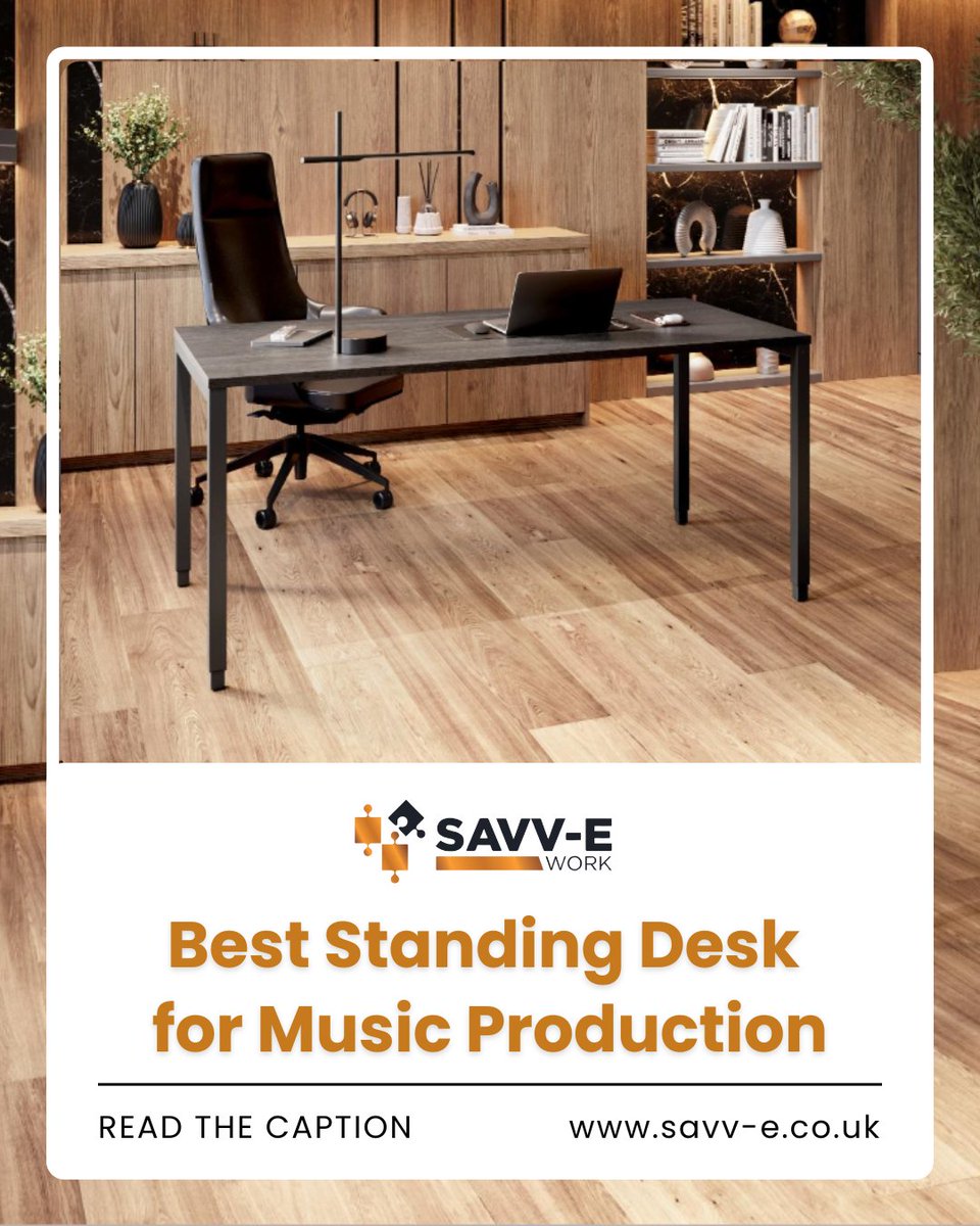 savvework's tweet image. Looking for the perfect desk for music production? 🎧

The Rova Standing Workstation is ideal for artists and producers, offering adjustable height, stability, and plenty of space for your gear.

📍Visit savv-e.co.uk/products/four-…

#savvework #activeoffice #standingdesk