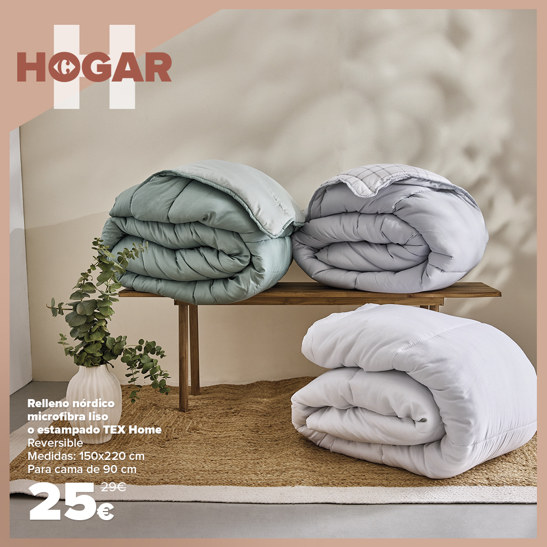La forma más sencilla de renovar tu dormitorio es darle la vuelta a la cama  🛏

¿Cómo prefieres el nórdico?
🔄Reversible
💙Liso

#hipermercado #ofertas #LosRosales #Coruña @carrefoures