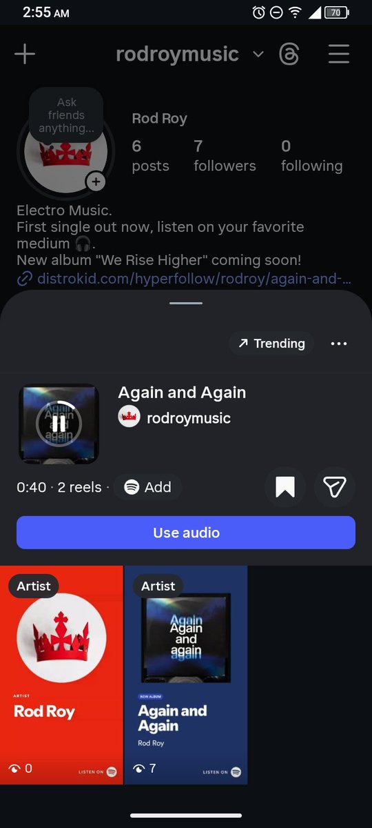 RodRoyMusician's tweet image. #Trending on #Instagram for #AgainAndAgain!!!

Thank you all for listening !!!