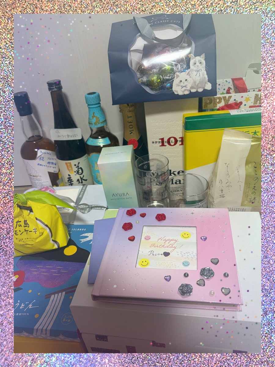 PriPrico's tweet image. #ぷりライブ2026
プレゼント🎁うけとりました😭😭😭
来てくれるだけでも嬉しいのに…
 ありがとうございます🙇‍♀️🙇‍♀️🙇‍♀️
メッセージも…泣けた🥹
ほんとにほんとうにありがとう。
わたし愛されてる🥹🩷
お酒解禁したので…飲みます！！