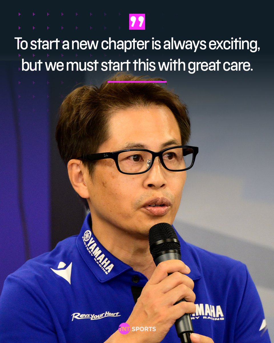 A humble air of confidence ahead of the new era Yamaha 👀

Managing Director of Motor Sports Development at Yamaha Motor Company Takahiro Sumi has his say about the V4 🎙️

#MotoGP
