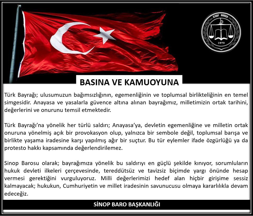 Sinop Barosu tweet media