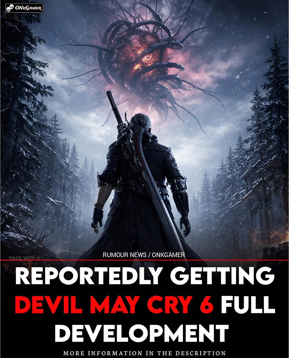 Wait …DMC6!!?  Is this REAL ?!😱 God.. I’m Hope is Real I’m wait too Long PLSSS Capcom😭