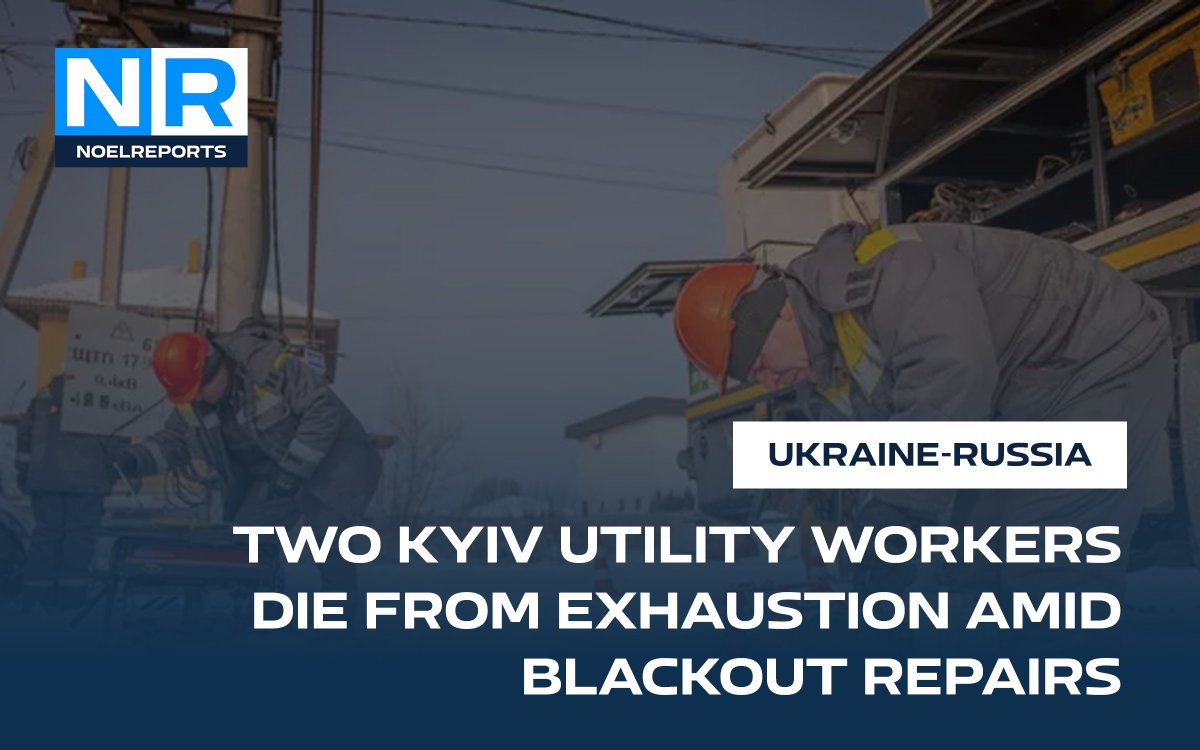 NOELreports's tweet image. The sad and hard truth. MP Oleksiy Kucherenko said two emergency repair workers in Kyiv have died from exhaustion as crews work nonstop to restore power after recent Russian strikes. He reported cases of frostbite and psychological burnout among staff, with many teams working…