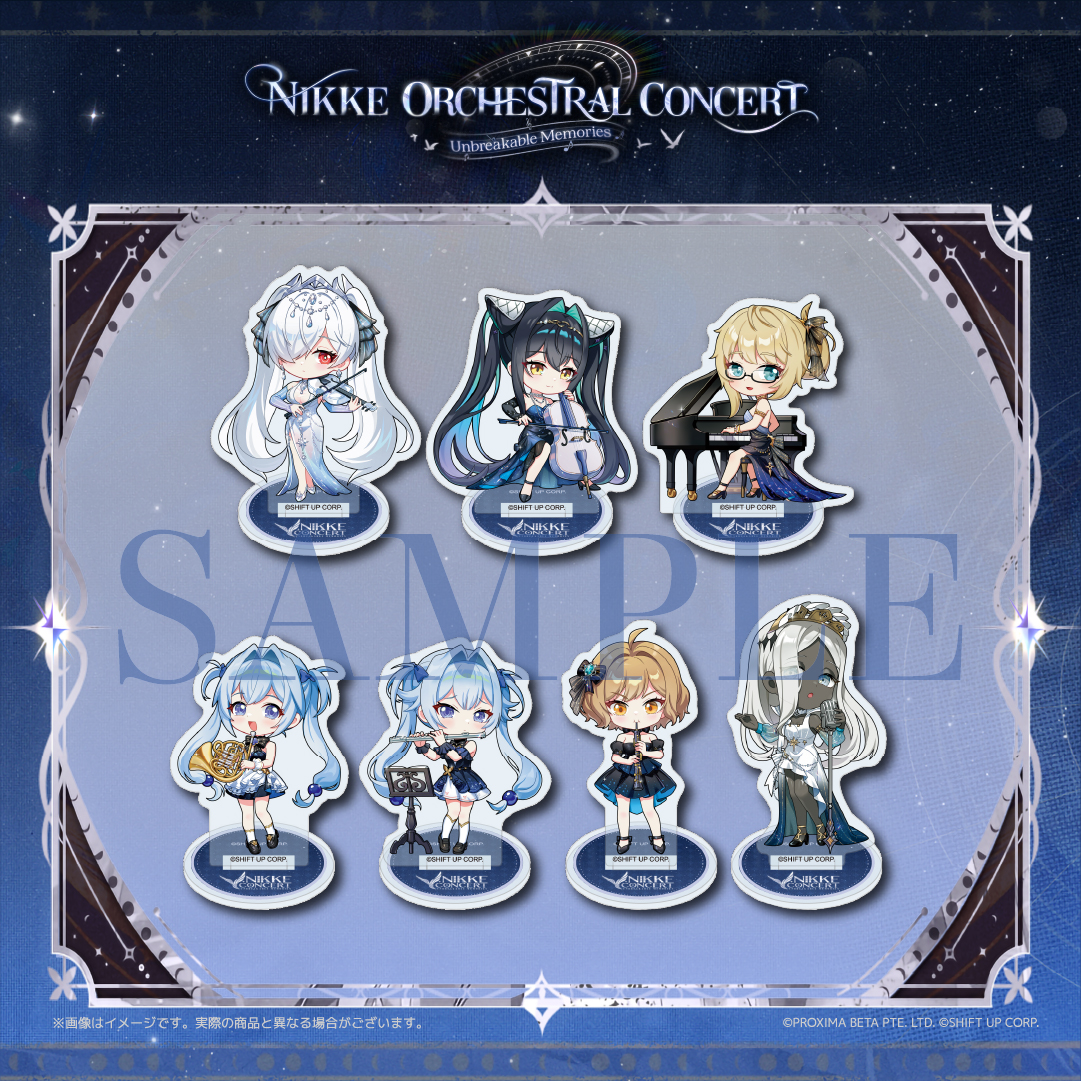 ○○#NIKKE オケコン 限定グッズ🎼○○ 🎶ミニアクリルスタンド(全7種