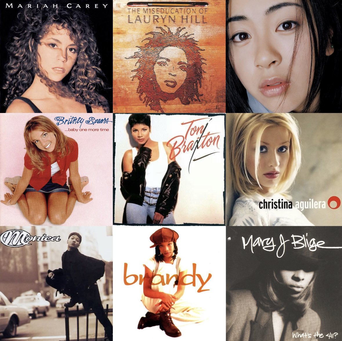 the 90’s gave us so many iconic debut female albums
