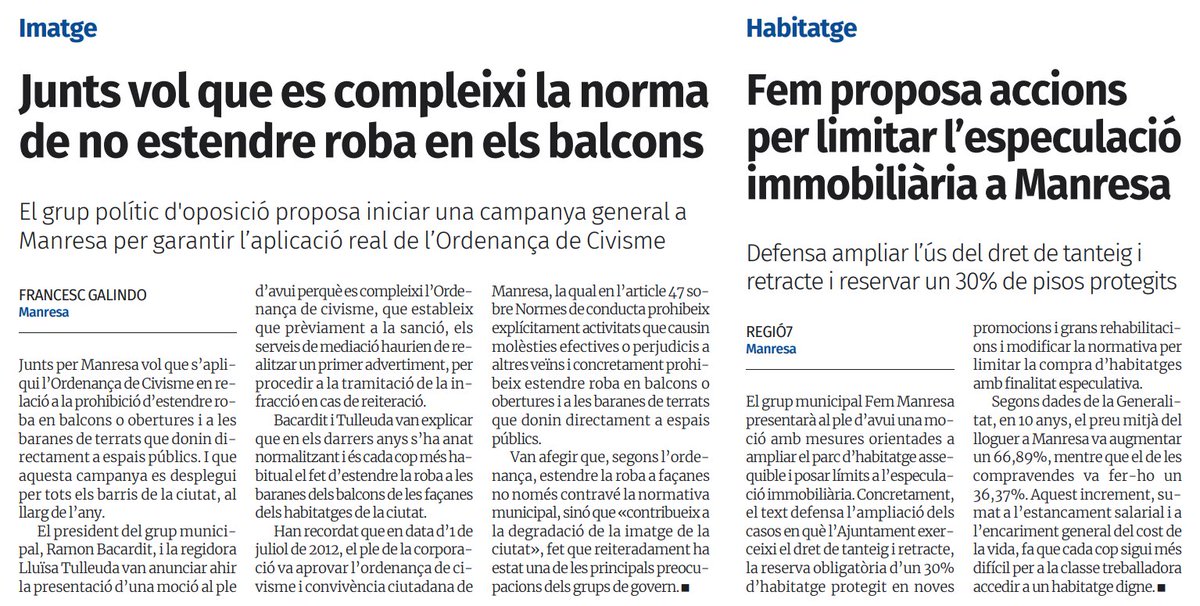 Declaració de prioritats dels uns i els altres