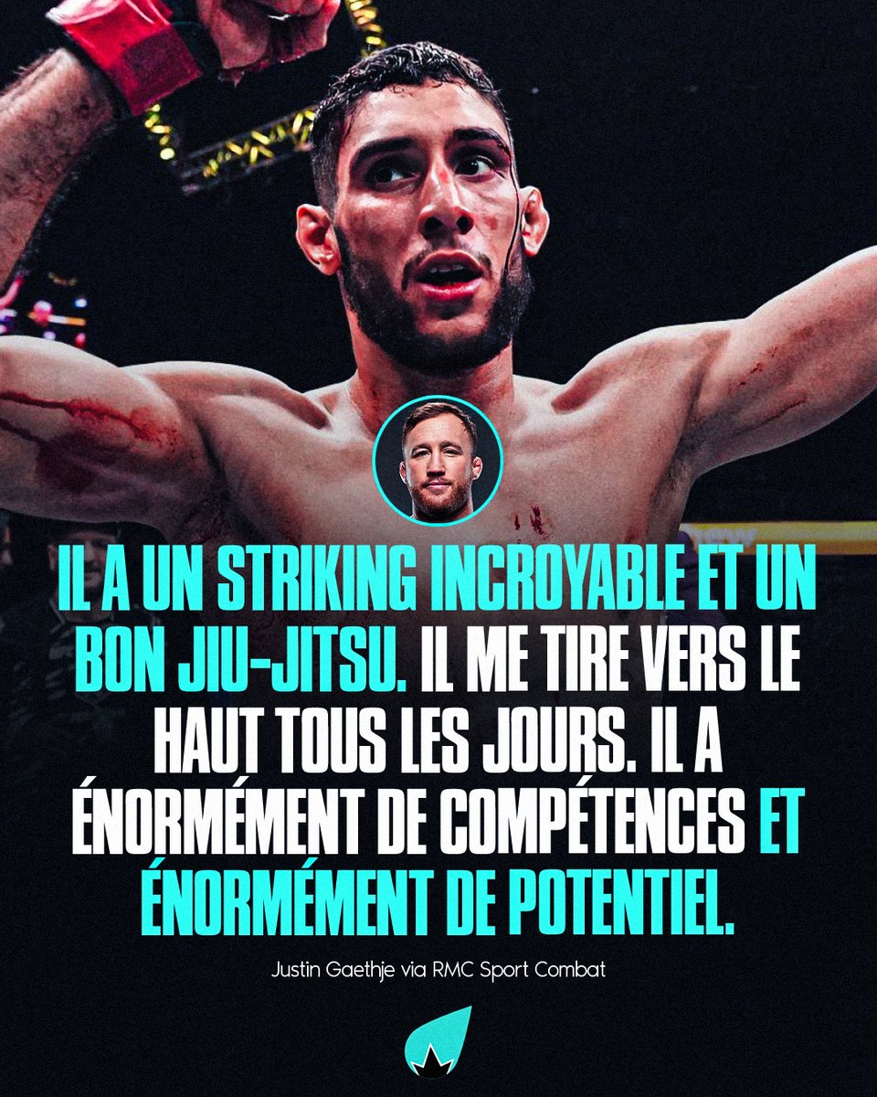 LaSueur_off's tweet image. Justin Gaethje fait l’éloge de Farès Ziam, avec qui il a fait son camp d’entraînement. 💪