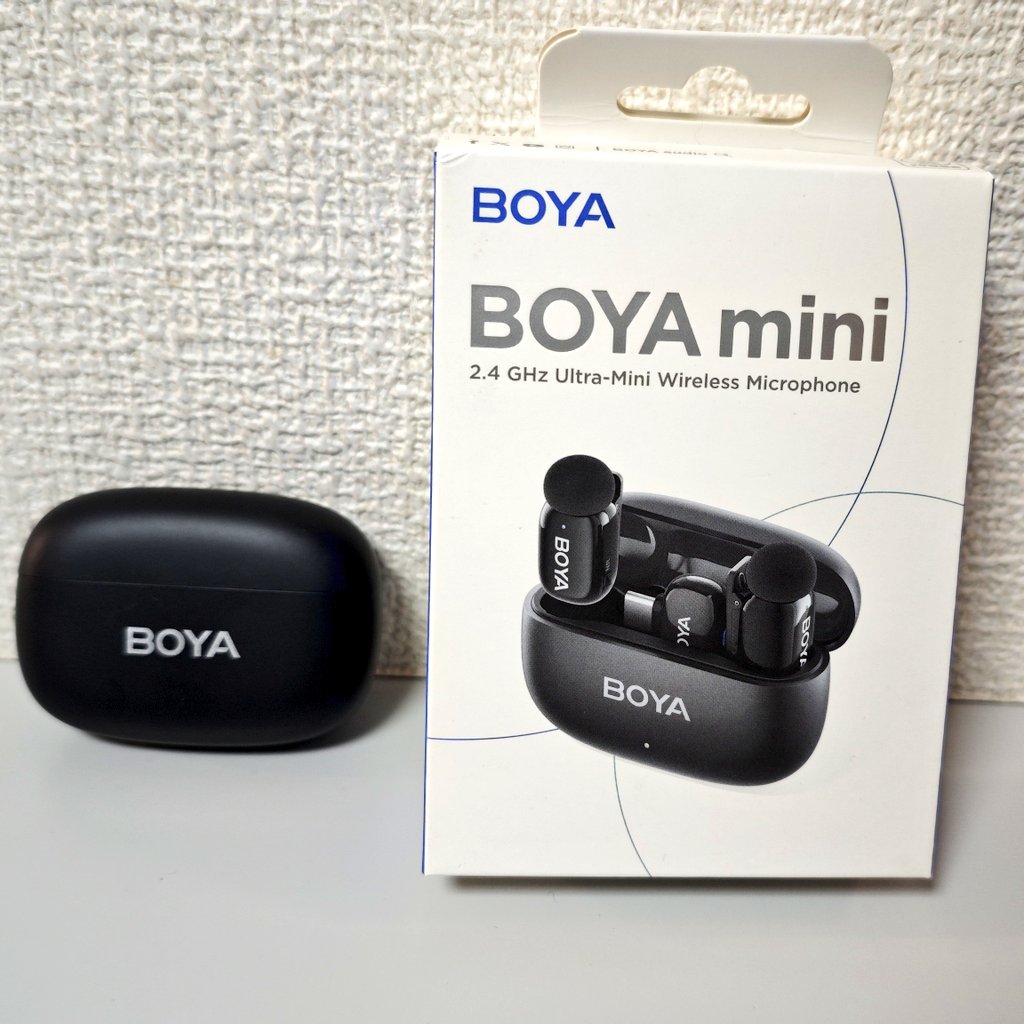 以前から欲しかったBOYA miniをGet😊
小さくて持ち運びやすさが良い！
マイクの性能も良さげだし、ネタ的で使えるかなと思う機能がボイスチェンジャー機能。

トーク系YouTube撮影。
お相手も引き続き募集してます😊