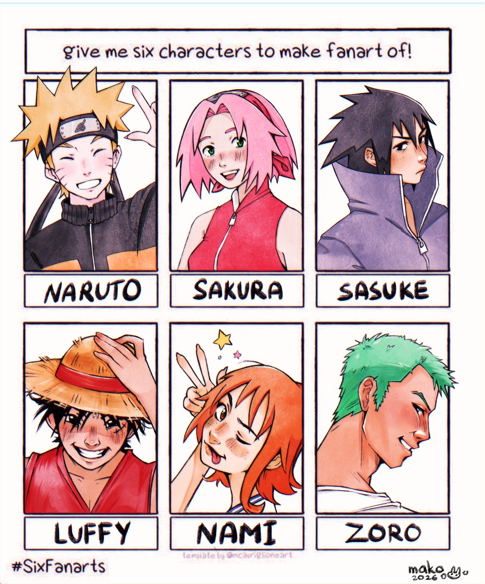 _matyan96's tweet photo. #SixFanartsChallenge #NARUTO #ONEPIECE https://t.co/8djJIOoFAW