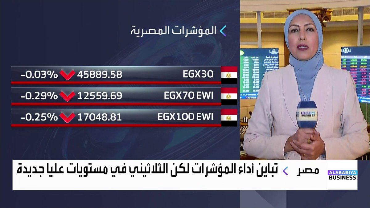 تراجع كبير في السيولة التي يسحبها البنك المركزي المصري من البنوك في عطاءات السوق المفتوحة. مع مراسلة العربية Business فهيمة زايد الأسواق العربية _Business 
