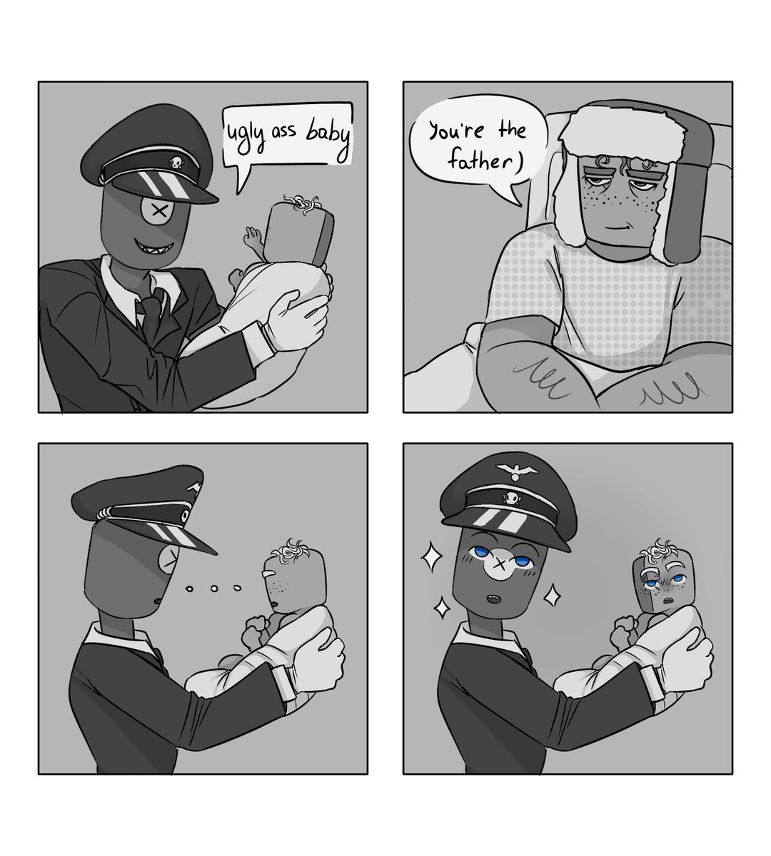 LingusVictor's tweet photo. This is little Russia 
#sovnaz #соворейх #CountryHumans  #countryhumansthirdreich #countryhumansUSSR #ussrnazi https://t.co/jpGY575X4k