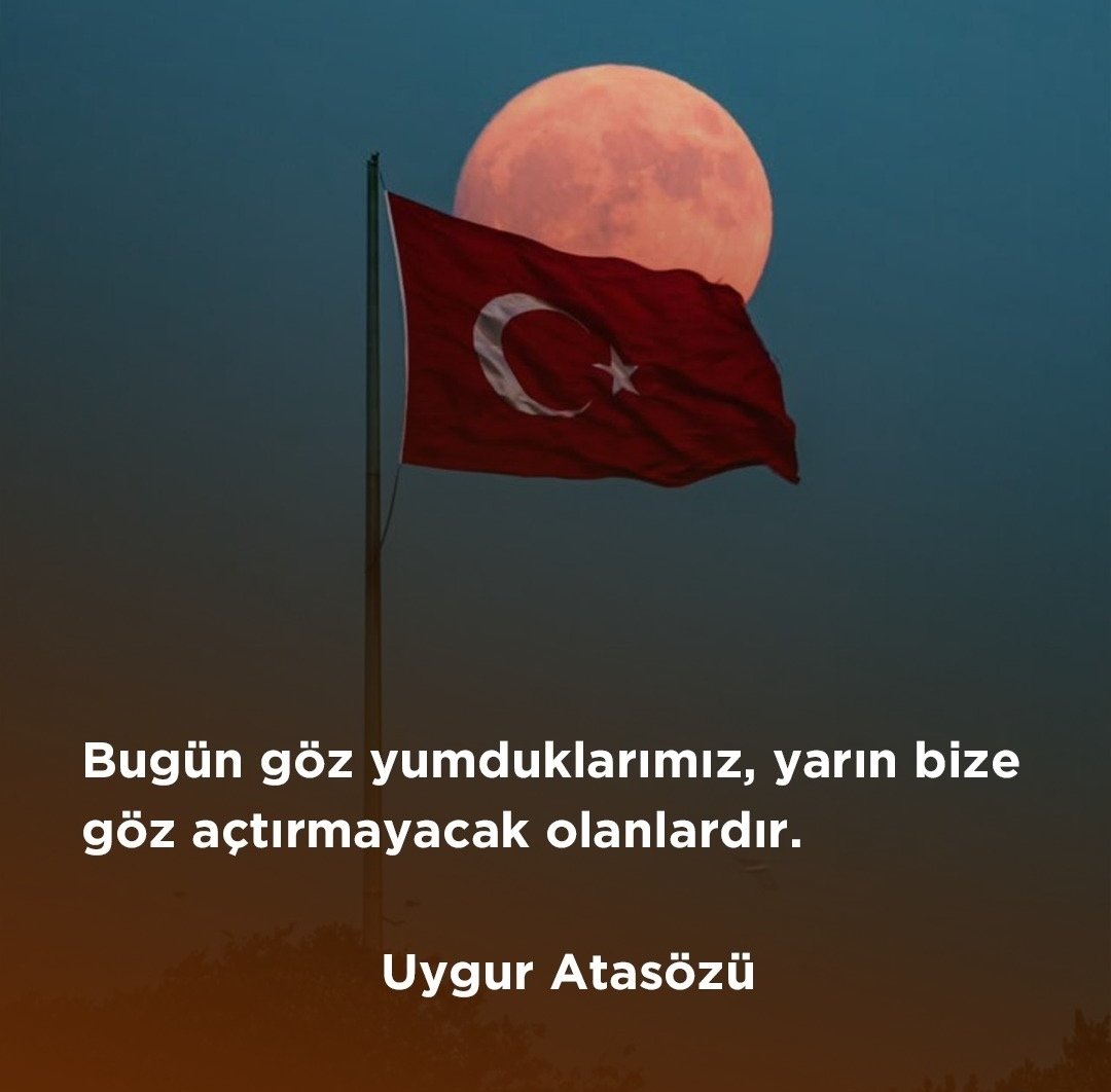 Bu günleri öngören Atalarımız...